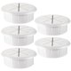 thumbnail image 1 of Pasacable de escritorio HYCC 6 cm blanco, paquete de 5, flexible para cables, 1 of 6