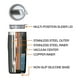 thumbnail image 2 of Vaso térmico inox 473 ml The Metro Negro, 2 of 3