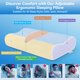 thumbnail image 2 of Almohada cervical Zibroges King de espuma viscoelástica refrigerante – color blanco, 2 of 8