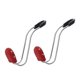 thumbnail image 2 of 2x Ganchos Universales Para Reposacabezas De Coche, Suspensión De Metal Bling, Rojo, 2 of 5