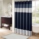 thumbnail image 1 of Cortina de ducha Madison Park Amherst de seda sintética 180 x 180 cm, color azul marino, 1 of 7