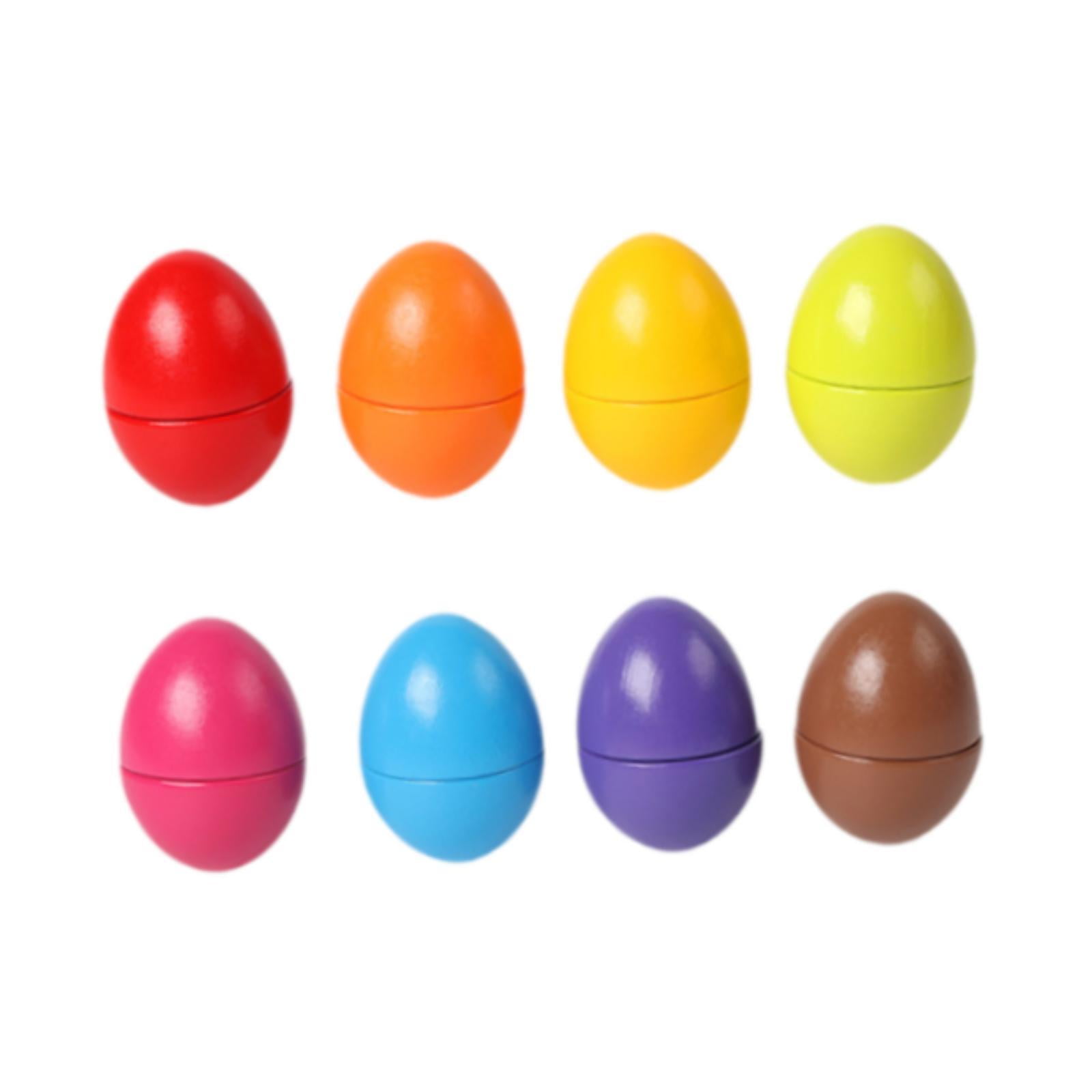 Magideal - Juguetes De Combinación De Huevos, Rompecabezas De Huevos, Juguete De Educación Temprana, Clasificación De Colores Y Formas, Huevos Inteligentes Para