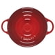 thumbnail image 3 of Mini-Round Cocotte Le Creuset, gres, 414 ml, color cereza, 3 of 6