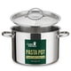 thumbnail image 1 of Pasta Pot Cooler Concepts de acero inoxidable de 5,2 litros con tapa coladora, 1 of 6