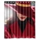 thumbnail image 1 of Cortina de ducha Carmen Sandiego, juego de cortinas de baño con ganchos, tamaño 60 x 72 pulgadas, 1 of 3