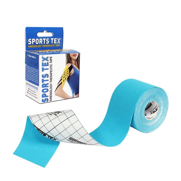 Cinta Kinesiológica Sports Tex 5 cm x 5 m Azul Rollo Individual
