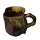 thumbnail image 2 of Taza De Café De Cerámica Rugosa Taza De Té Clásica Tradicional De 300 Ml Para Interiores Y Exteriores Marrón, 2 of 3