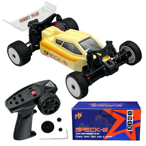 Coche RC HOBBYPLUS Speck B 1/24 2WD RTR Buggy - Crema Vintage