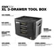 thumbnail image 2 of Caja de herramientas ToughBuilt StackTech XL con 3 cajones, capacidad de 14 kg, 2 of 9