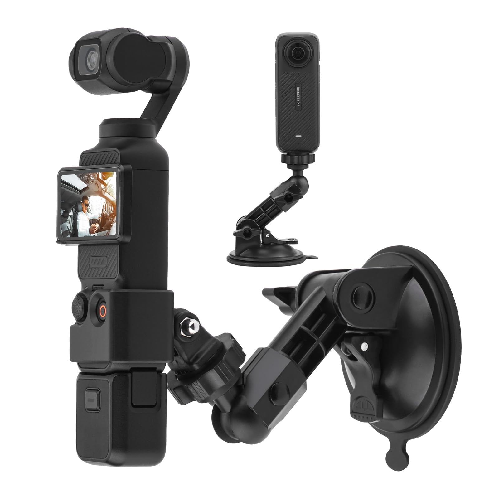 Soporte Con Ventosa Brdrc Pocket 3 Para Insta360 X4 X5 X3 Gopro