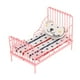 thumbnail image 3 of Casa De Muñecas 1:12, Cama Individual Pequeña, Muebles De Casa De Muñecas Con Flores Para Habitación De Niños, 3 of 4