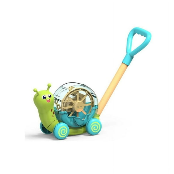 Carrito Caminador de Arrastre Lanza Burbujas para Niños