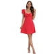 thumbnail image 1 of Vestido Corto Mujer Tipo Lino Semi Formal Excelente Calidad 274, 1 of 3