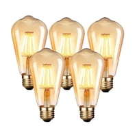 Eoland - X5 Ampolleta Vintage Led Soquete E27 Luces Vintage Calida St