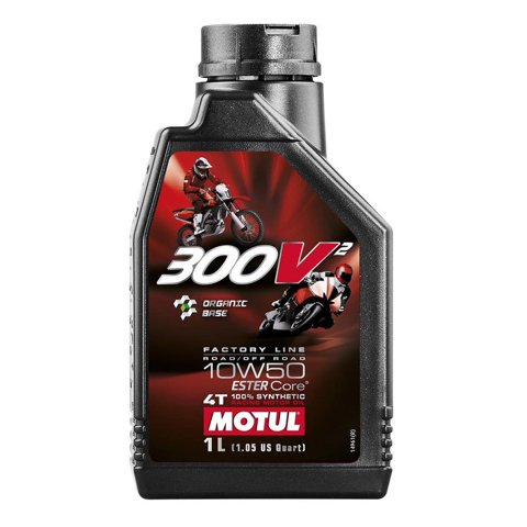 Aceite De Moto 10W 50 Motul 300V2 Full Sintético Original