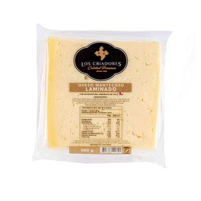 Queso Mantecoso Laminado 500 G Los Criadores