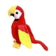 thumbnail image 2 of Lindo loro Juguete de peluche Pájaro Juguete Acompañar Adorno Decoraciones para el hogar Realista Guacamayo Juguete de peluche Animales de peluche , Rojo, 2 of 5