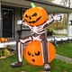 thumbnail image 4 of Inflable COMIN 152 cm Calavera y Calabaza con LEDs, 4 of 7