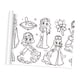 thumbnail image 1 of Pósteres para Colorear DIY, Regalo de Cumpleaños, Dibujo de Princesa Bonita, 1 of 5