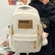 thumbnail image 1 of Large capacity Oxford cloth lightweight backpack for boys in middle and high school, retro student bag, 1 of 3