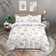 thumbnail image 1 of x297 Bed Sheets-piece down duvet cover with cartoon rainbow pattern print ( duvet cover pillowcases, no core) girls' bedding set 3-Piece Bedding Set (1 Duvet Cover + 2 Pillow Shams) nj297, 1 of 5