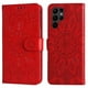 thumbnail image 1 of Funda tipo cartera FOXDOCK para Samsung Galaxy S23 Ultra , diseño girasol en relieve, cuero PU, cierre magnético, soporte y tarjetero, 1 of 5