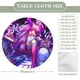 thumbnail image 2 of Jem y las hologramas-theme Fitted Round Tablecloths Elastic Edged Table Covers Waterproof Table Cloth for Kitchen Holiday Party Tables Decor 150cm, 2 of 6
