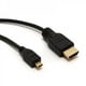 thumbnail image 1 of Cable Hdmi A Micro Hdmi Full Hd 1080p 3 Metros Negro, 1 of 2