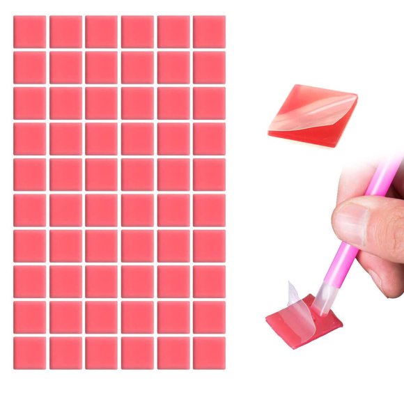 60 piezas de arcilla adhesiva para pintura de diamantes DIY