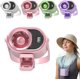 thumbnail image 1 of Ventilador clip coche aire acondicionado USB recargable LED 360° rotación coche oficina camping, 1 of 8