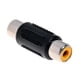 thumbnail image 1 of Adaptador Copla Alargador Conector RCA hembra a RCA hembra Audio Video negro, 1 of 4