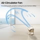 thumbnail image 3 of Ventilador de escritorio BURLAN, circulador de aire de 25 cm, 70 m³/h, 4000 mAh, recargable, 3 of 8