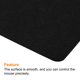thumbnail image 4 of Protector de Escritorio Uxcell 35"x13", Alfombrilla de Ratón de Fieltro de Doble Cara para Oficina y Hogar, Negro, 4 of 5