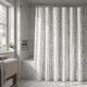 thumbnail image 1 of Cortina De Baño Blanca Con Manchas Peva 180x180cm, 1 of 5
