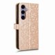 thumbnail image 1 of Funda Cartera Lunares Samsung Galaxy S25 Plus con Tarjetero, Correa y Soporte Oro, 1 of 6