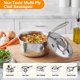 thumbnail image 4 of Cacerola Cooks Standard de 1,5 L con tapa de acero inoxidable multi‑capa, 4 of 7