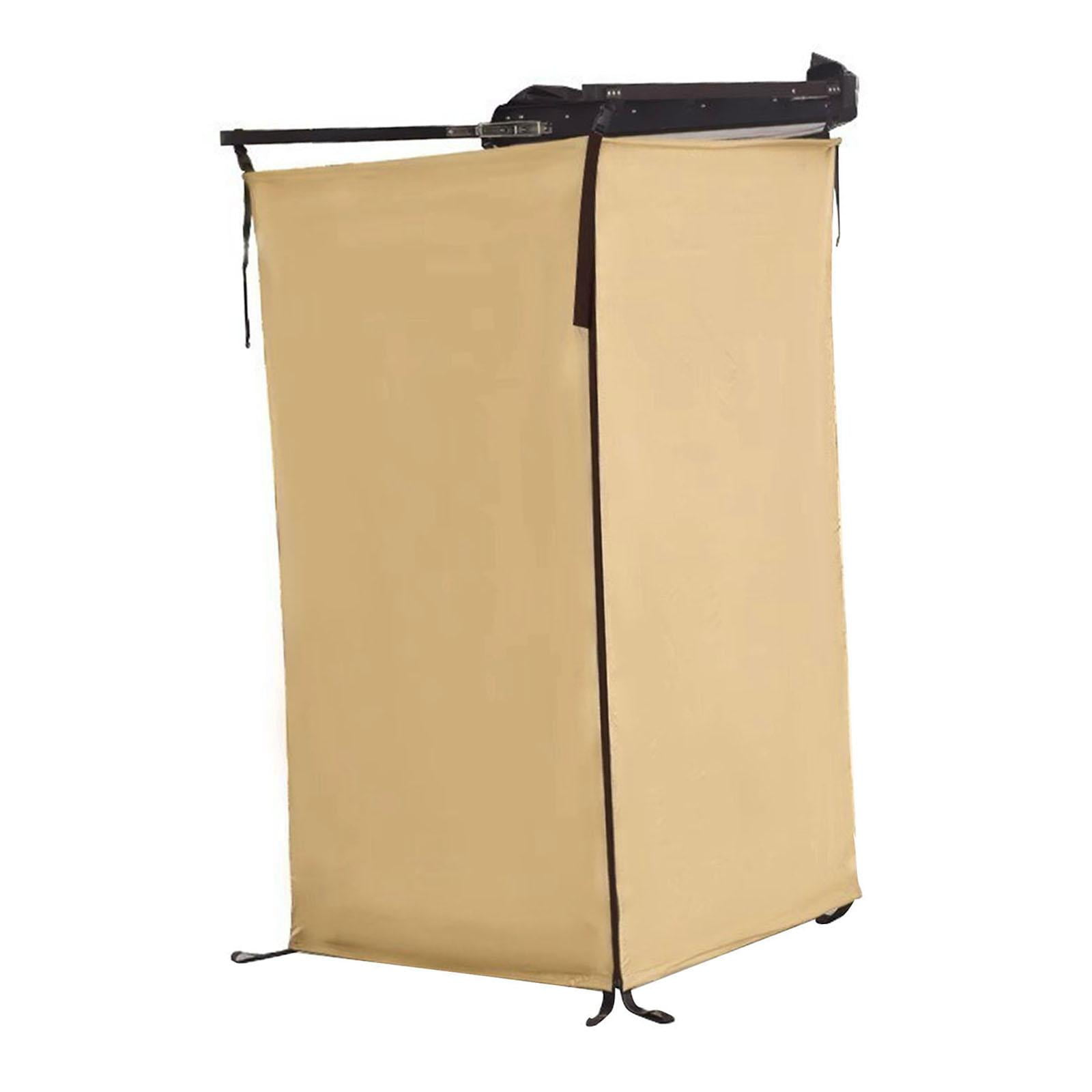 Magideal - Tienda De Ducha Lateral Para Vehículos, Vestidor, Tienda De Baño Lateral Para Coches, Cuarto De Ducha Portátil, Mampara De Privacidad Para El Portón T Caqui