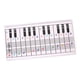 thumbnail image 1 of Piano Keyboard Note Chart Keyboard Practice Paper Para Principiantes Que Enseñan A Los Niños, 1 of 5