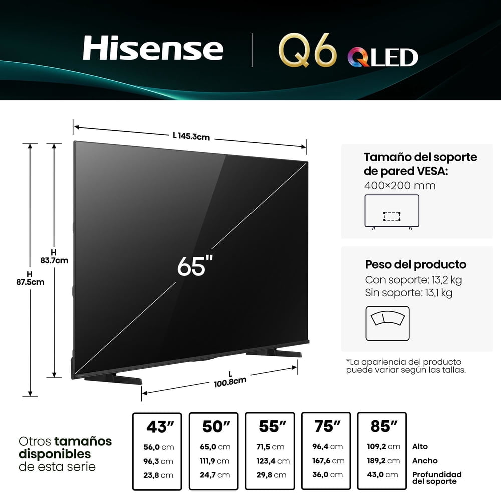 Hisense 65Q6QV, foto 8