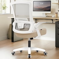 Silla De Escritorio Neo Chair Con Respaldo Alto De Malla Para Videojuegos, Color Beige