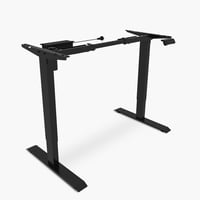 Form Office - Base Acero Cosmo 120-160 Eléctrico Negro