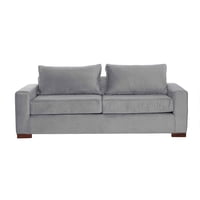 Latam Home - Sofa Livorno 3 C Tela Velvet Gris