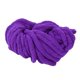 thumbnail image 5 of Hilo De Chenilla Grueso, Fibras Acrílicas Gigantes Lavables Para Manta, Cojín, Color Violeta, 5 of 5