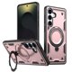 thumbnail image 1 of Para Samsung Galaxy S26 FE 5G Funda con Soporte de Anillo en O Magnético Invisible, Funda de Teléfono a Prueba de Golpes, Oro Rosa, para Galaxy S26 FE 5G, 1 of 6