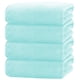 thumbnail image 1 of Juego de toallas de baño Cosy Family de microfibra, ligeras y de secado rápido, ultrasuaves y muy absorbentes para baño, gimnasio, hotel, playa y spa (azul congelado), 1 of 7