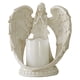 thumbnail image 3 of Resina ángel Estatua Figuras LED Candelita Candelero Memorial 21x21cm, 3 of 5