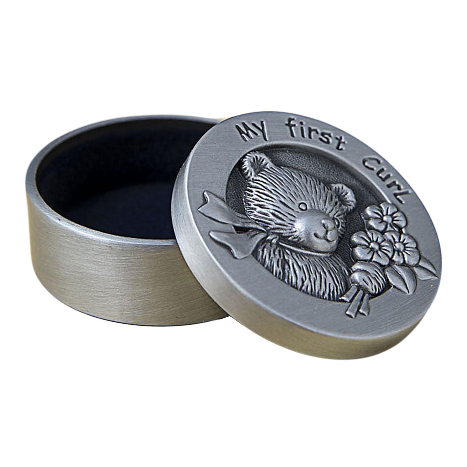 Bothyi - Caja De Colecciones Para Bebés, Organizador De Recuerdos De Metal Para Niños Para Baby Shower Infantil, Estilo A