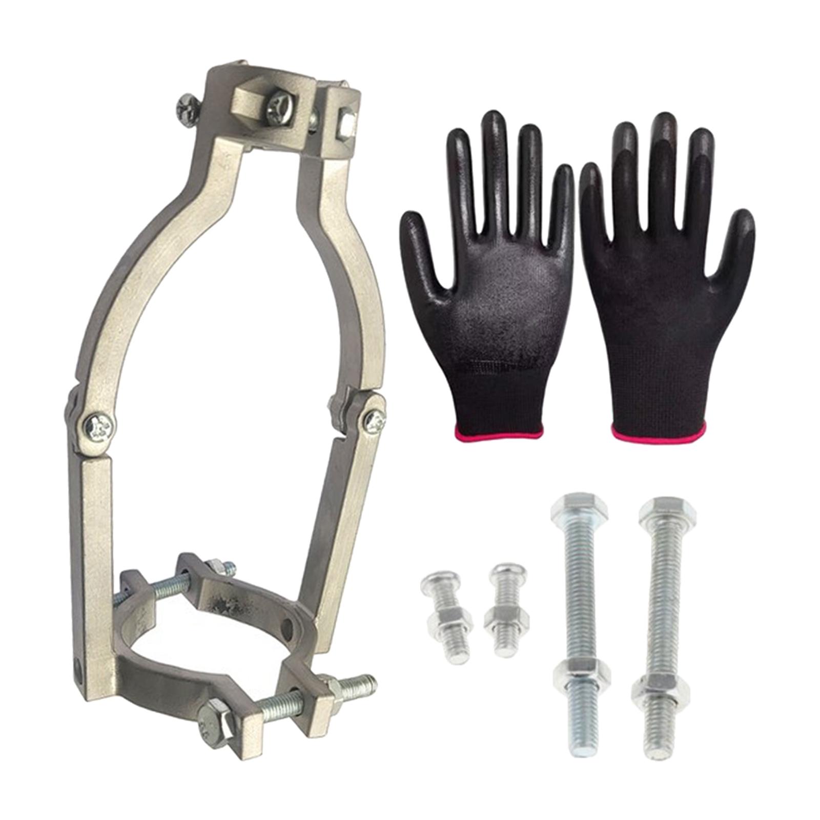 Magideal - Convertidor De Espiga Cuadrada, Abrazadera De Broca Mortajadora De Junta, Diámetro De 1,5 ~ 2,2 Pulgadas, Herramienta De Ubicación, Convertidor De , Con Guantes Tornillos