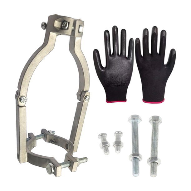Convertidor de espiga cuadrada, abrazadera de broca mortajadora de junta, diámetro de 1,5 ~ 2,2 pulgadas, herramienta de ubicación, convertidor de , con guantes tornillos