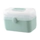 thumbnail image 2 of Caja Organizadora De Almacenamiento De Medicamentos Contenedor Con Candado Estuche De Transporte De Primeros Auxilios Verde M, 2 of 3
